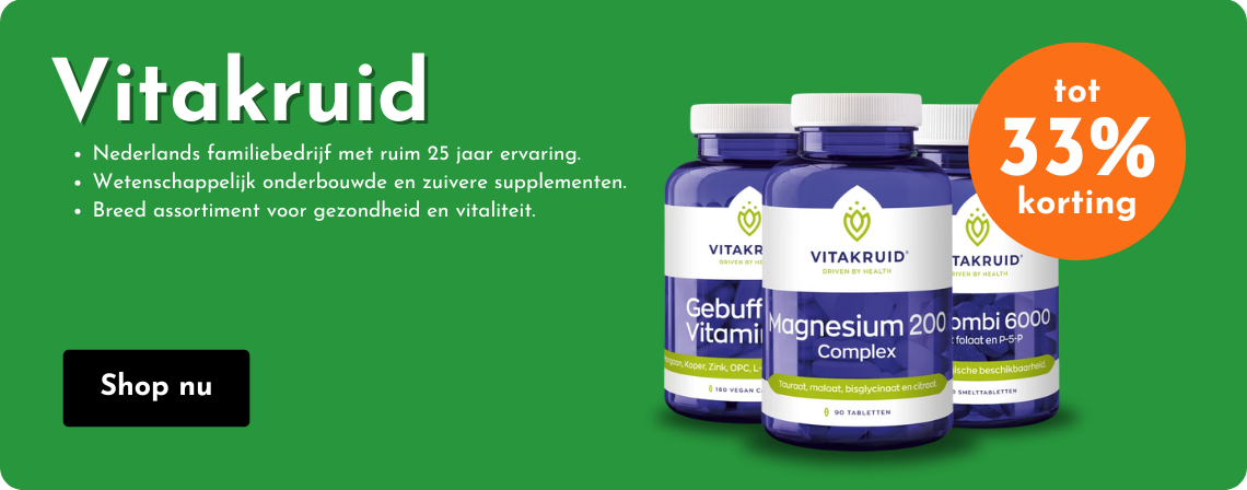 Vitakruid tot 33% korting